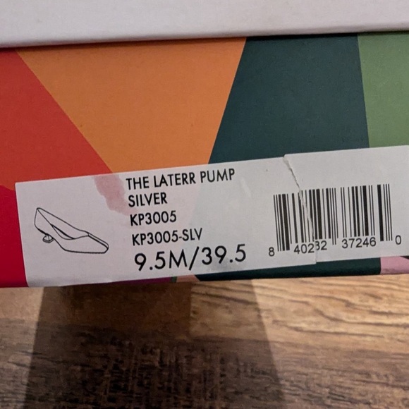 The Katy Perry Laterr Pump. Silver. 9.5 M - Picture 6 of 6